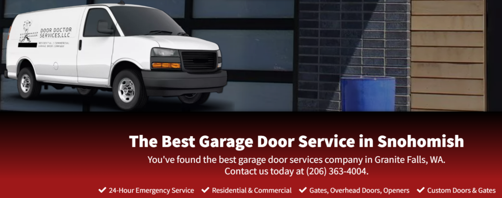 Garage Door Service Granite Falls WA
